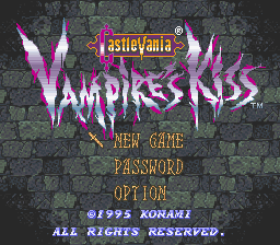 Castlevania - Vampire's Kiss